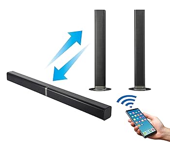 Amazon.co.jp: X-BEAT サウンドバースピーカー 50W Bluetooth TV